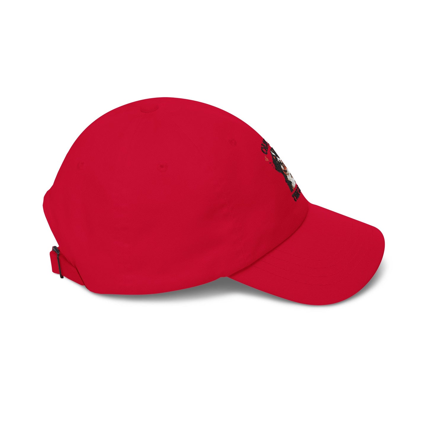 Dad Cap — "Can I Pet That Dog?" Bernese Mountain Dog Embroidered Hat