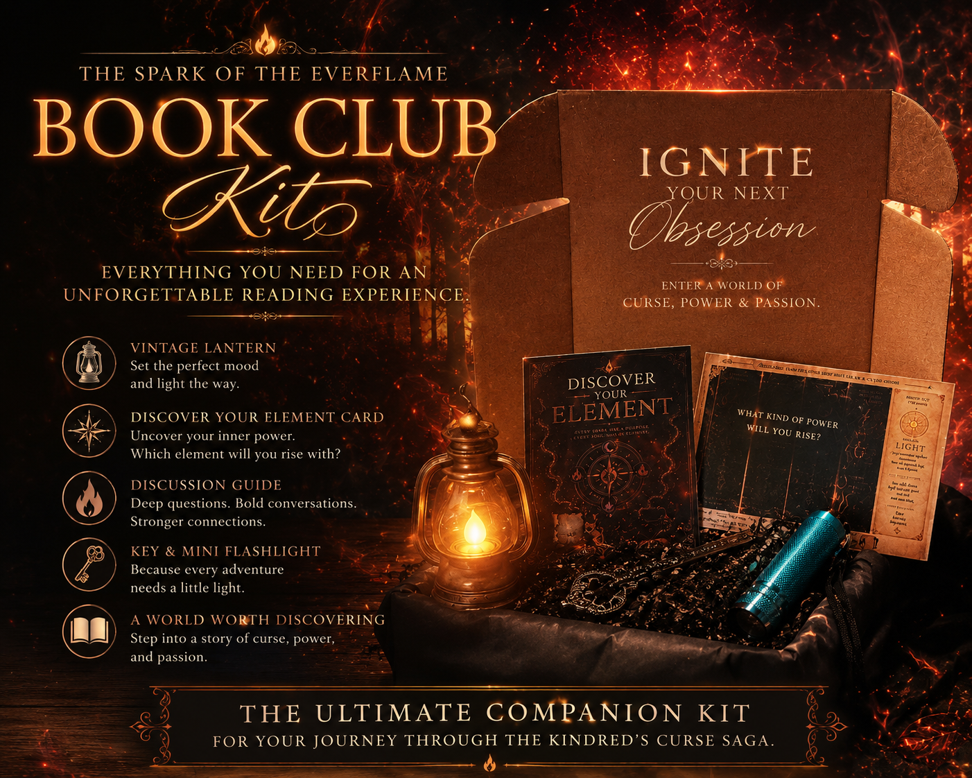 Spark of the Everflame Book Club Kit (No Book)