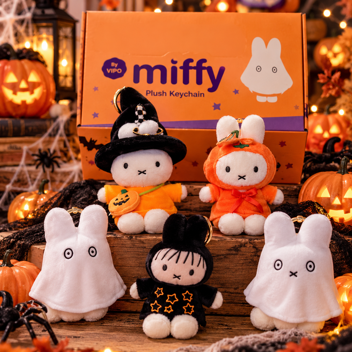 π Halloween Miffy Plush Keychains β Limited Edition! π»π°