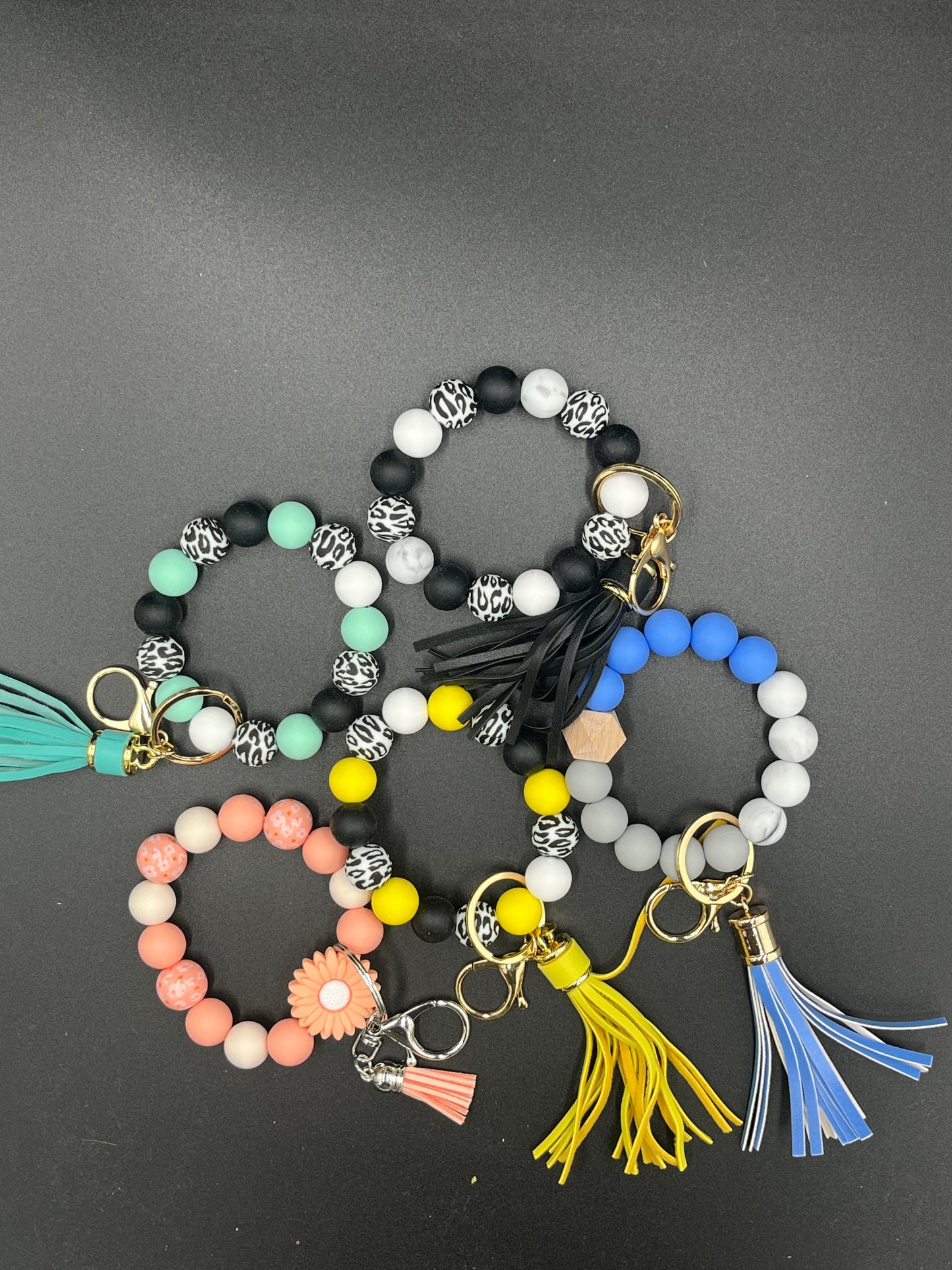 π Beaded Bracelet Keychain Add-On