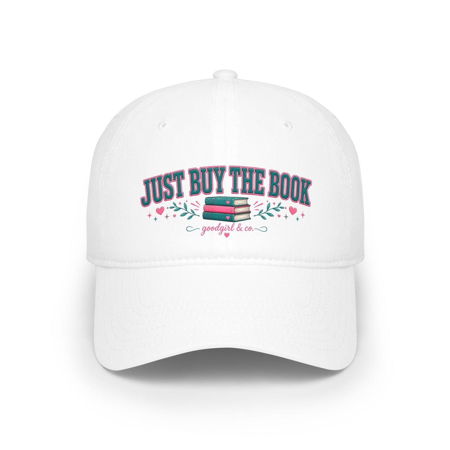 Just Buy The Book Baseball Cap - Booklover Literary Hat