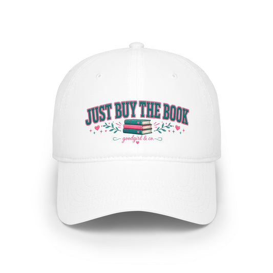 Just Buy The Book Baseball Cap - Booklover Literary Hat