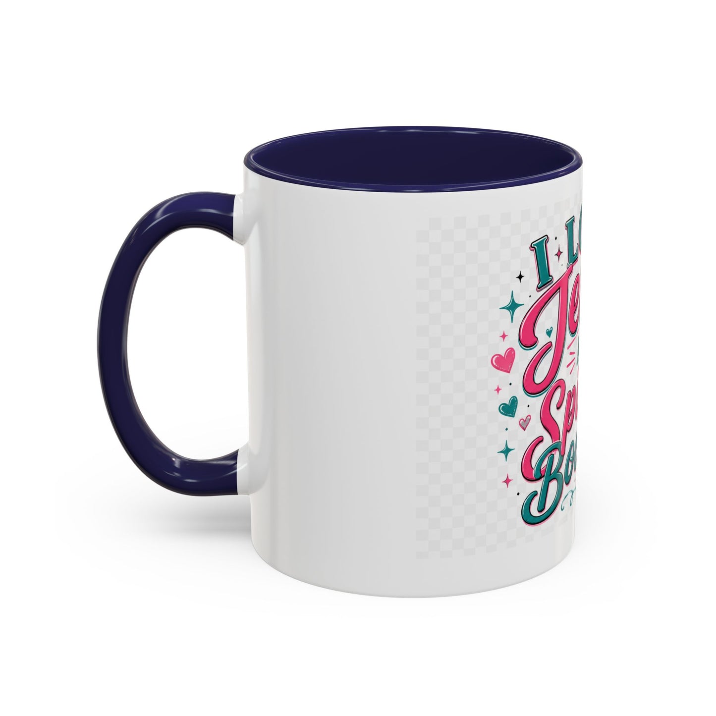 Coffee Mug — "I Love Jesus and Spicy Books" Christian Book Lover Gift