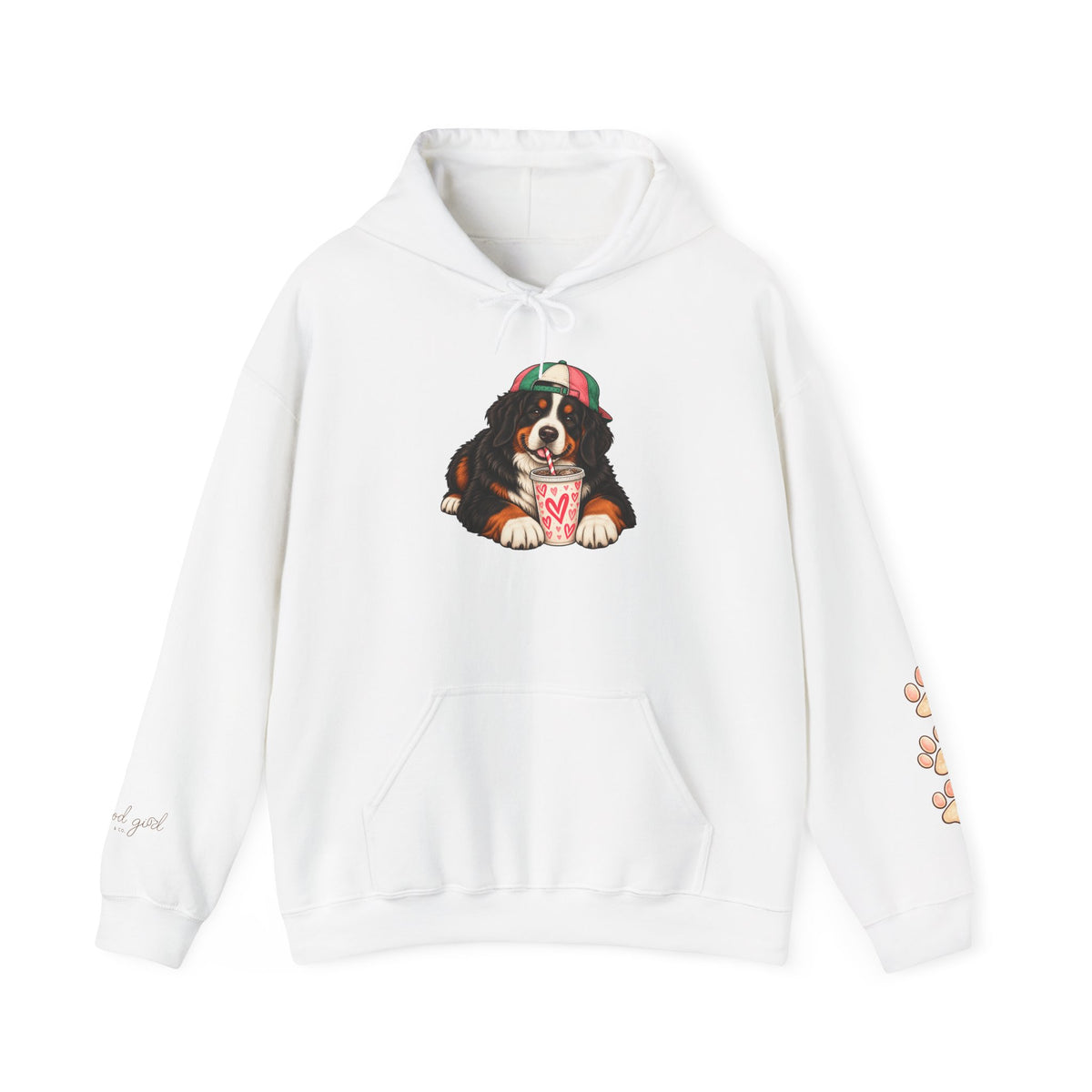 Cute Bear with Hot Cocoa Holiday Hoodie