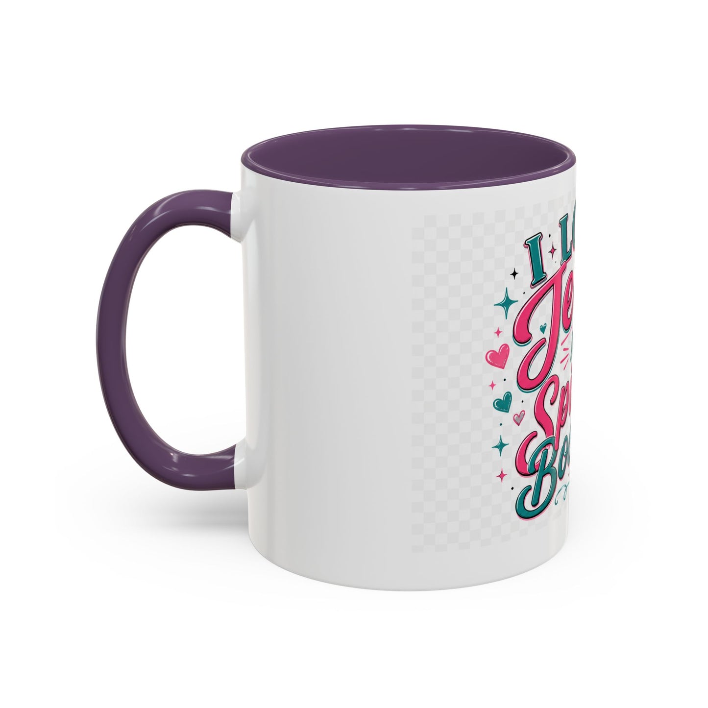 Coffee Mug — "I Love Jesus and Spicy Books" Christian Book Lover Gift