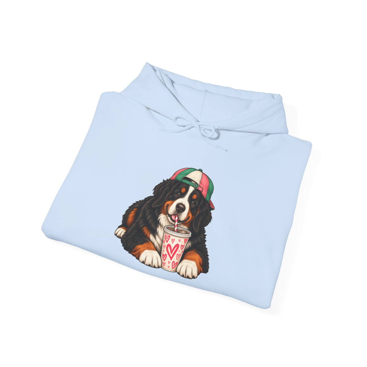Cute Bear with Hot Cocoa Holiday Hoodie