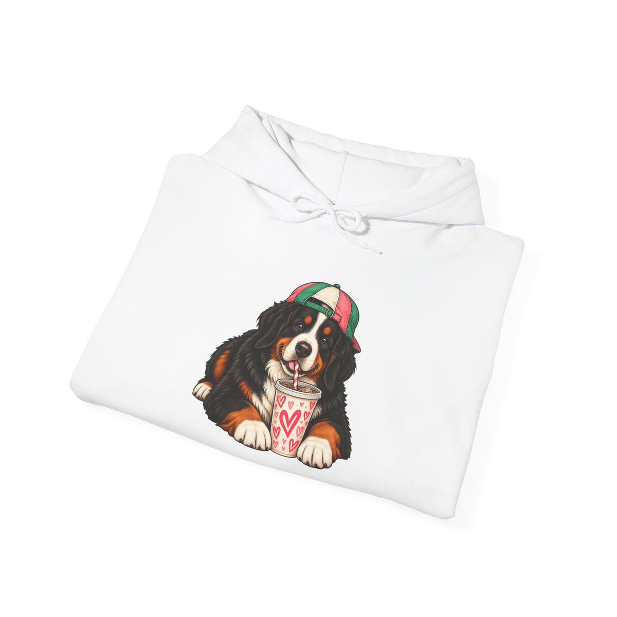 Cute Bear with Hot Cocoa Holiday Hoodie