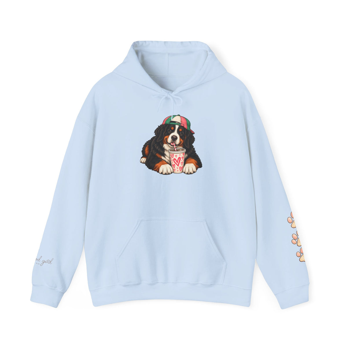 Cute Bear with Hot Cocoa Holiday Hoodie
