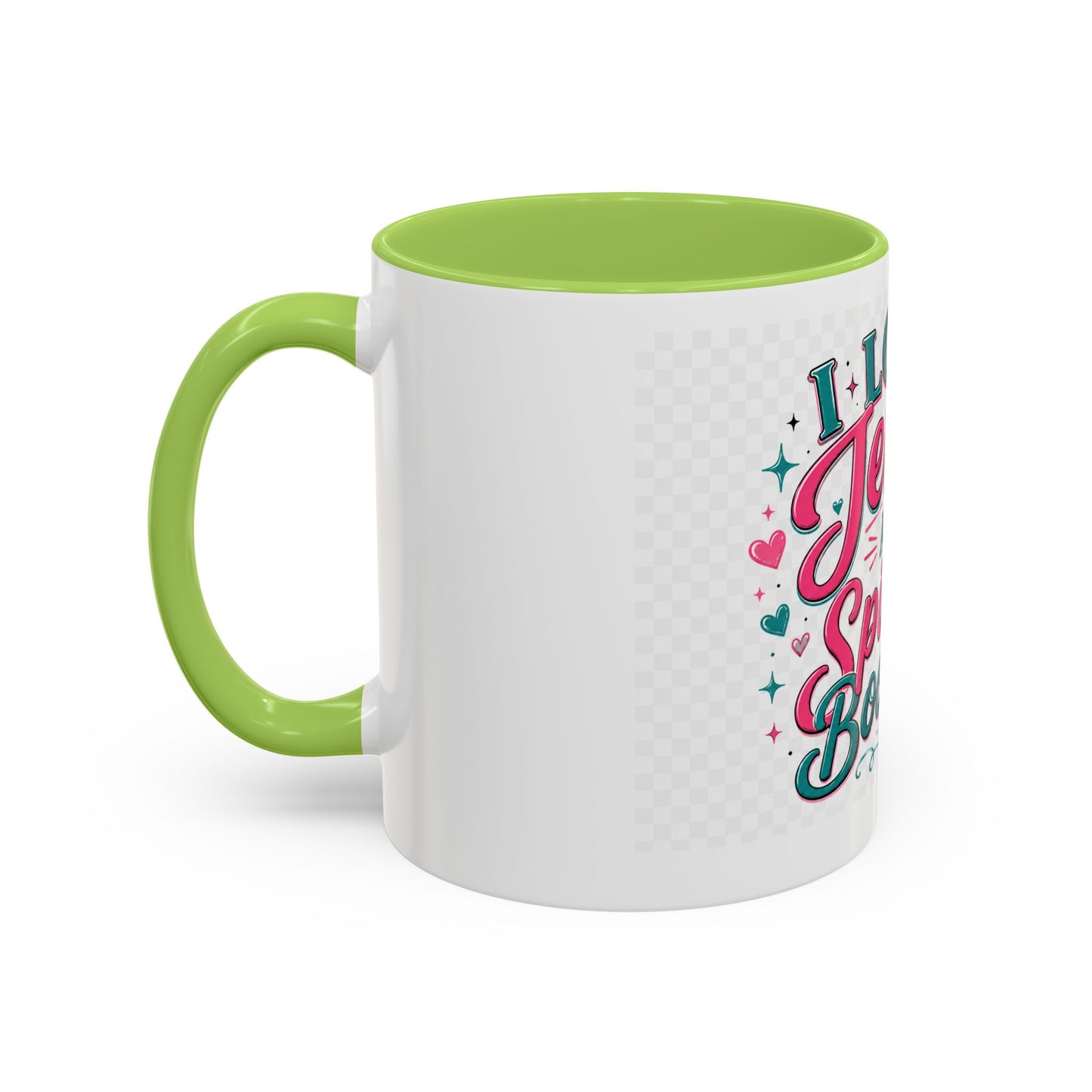 Coffee Mug — "I Love Jesus and Spicy Books" Christian Book Lover Gift