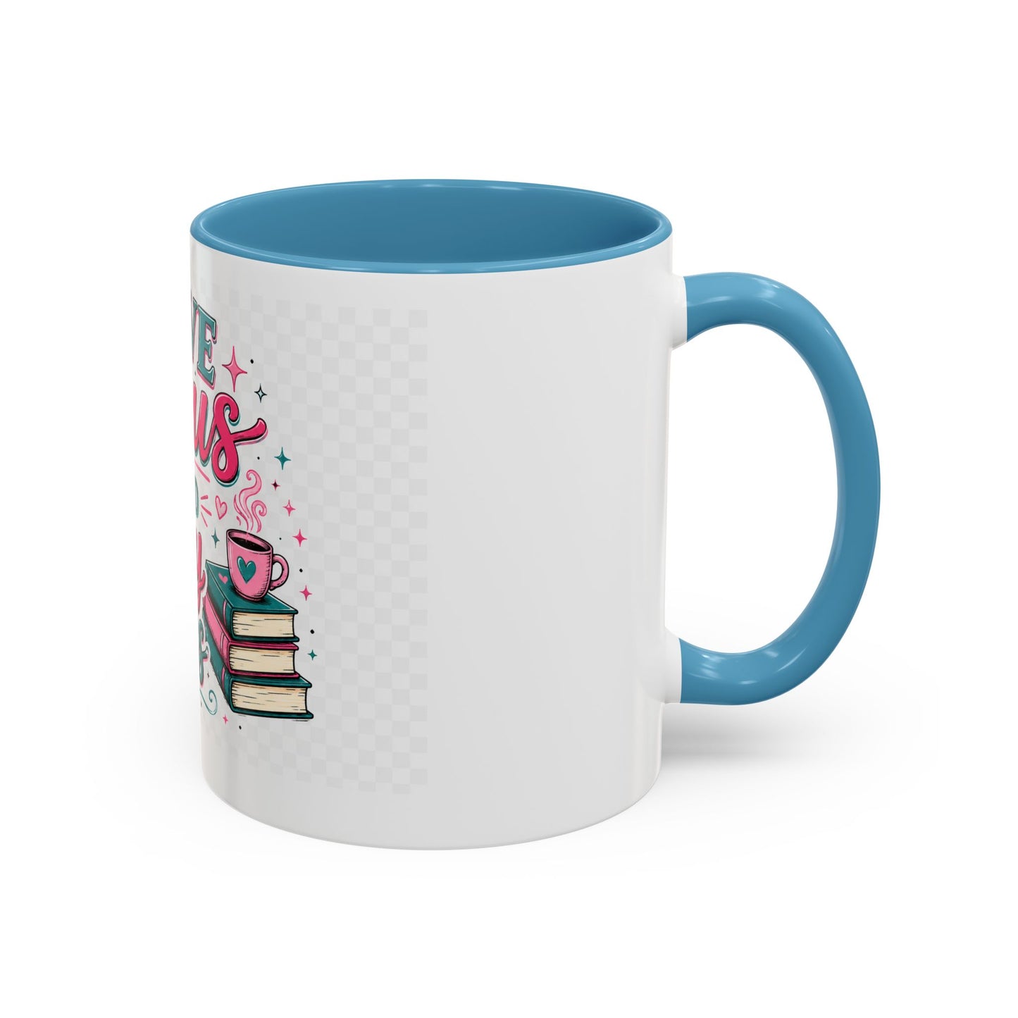 Coffee Mug — "I Love Jesus and Spicy Books" Christian Book Lover Gift