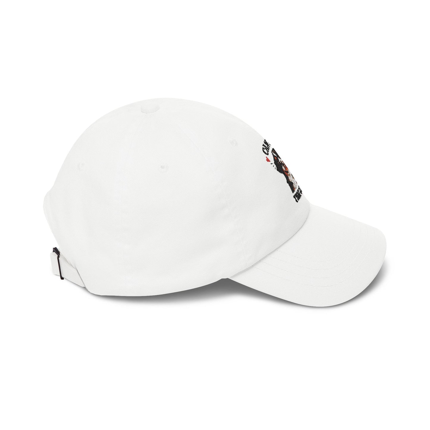 Dad Cap — "Can I Pet That Dog?" Bernese Mountain Dog Embroidered Hat