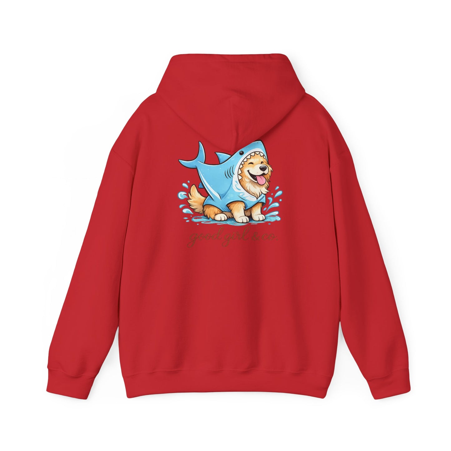 Hoodie - 'Good Girl & Co.' Corgi Shark Costume Graphic Hoodie