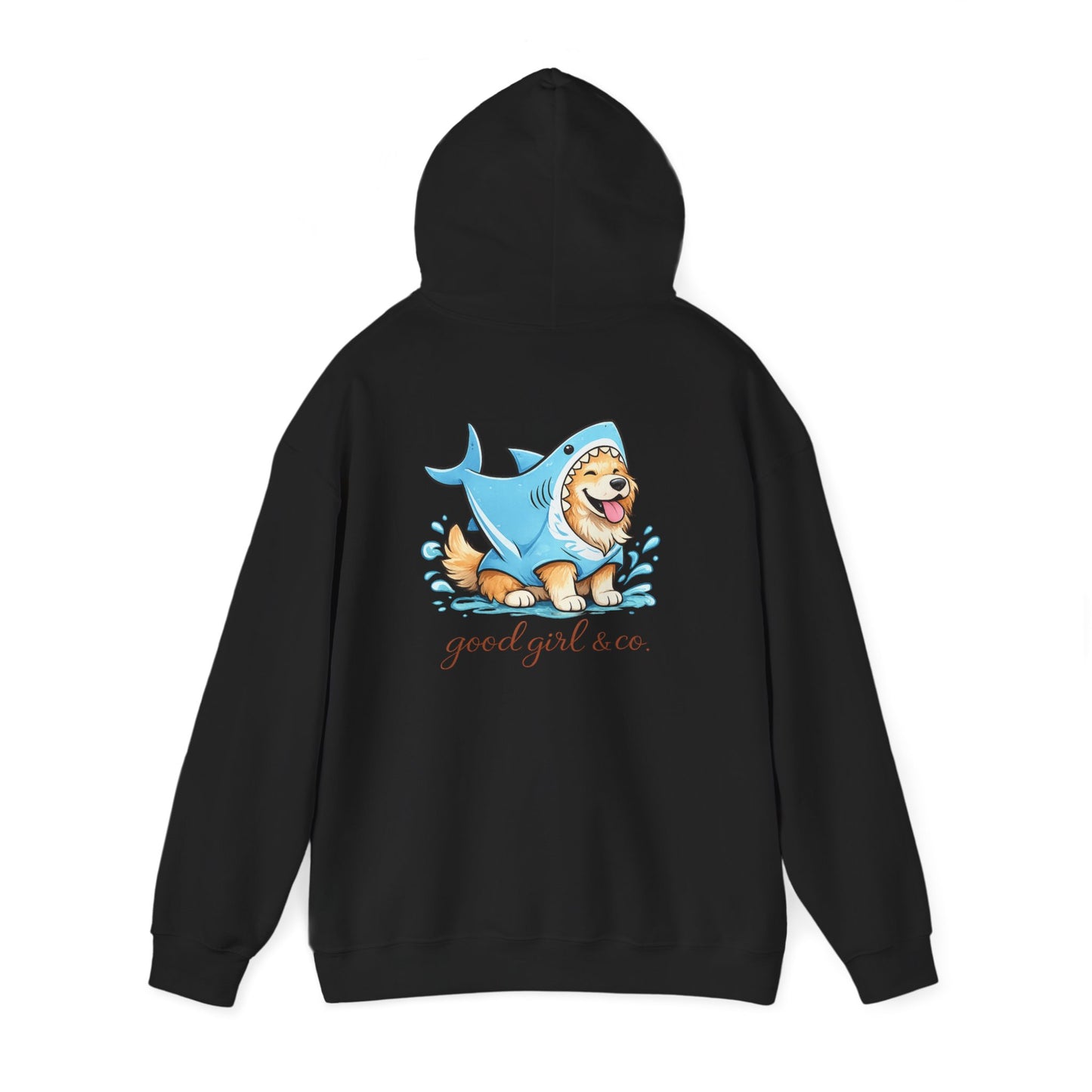 Hoodie - 'Good Girl & Co.' Corgi Shark Costume Graphic Hoodie