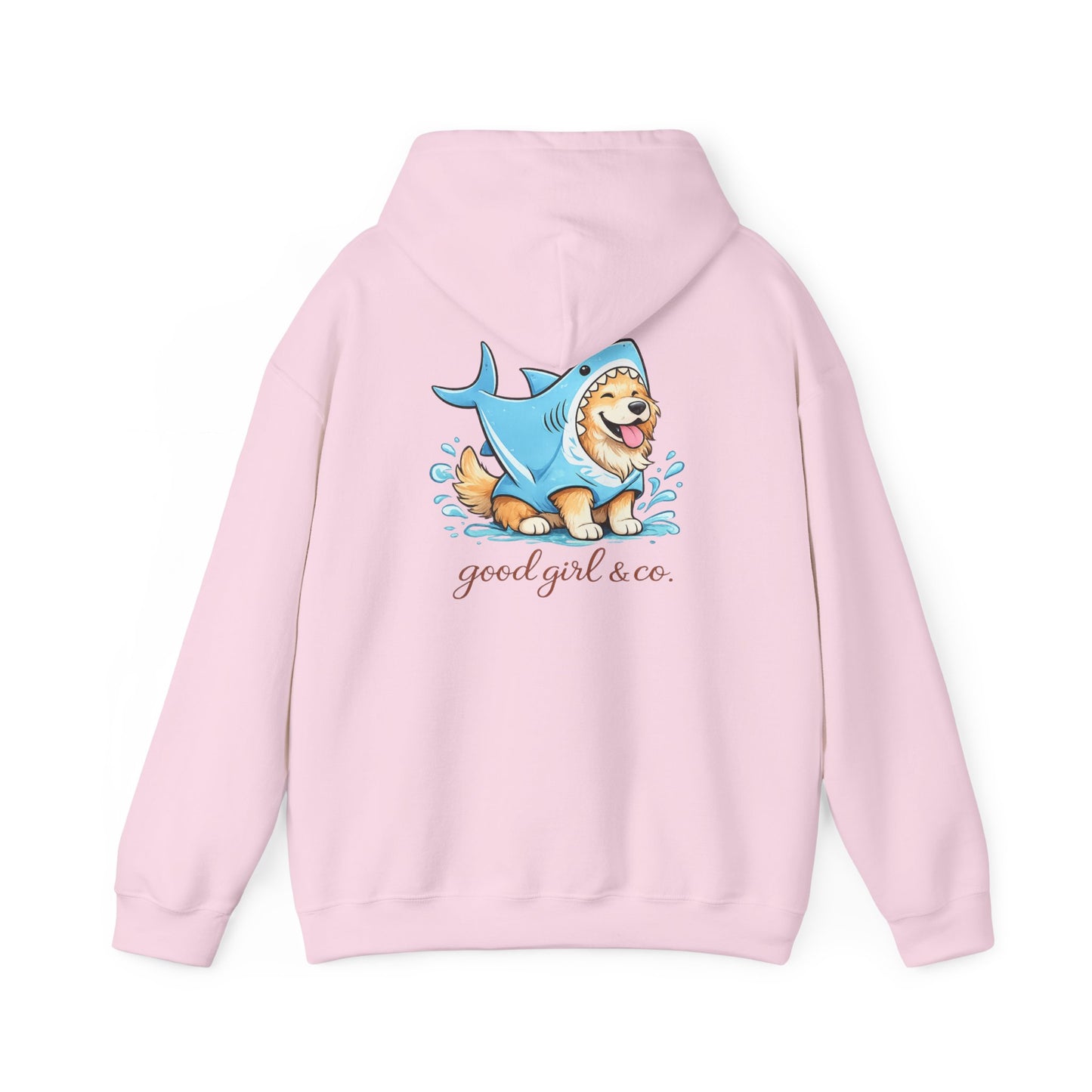 Hoodie - 'Good Girl & Co.' Corgi Shark Costume Graphic Hoodie