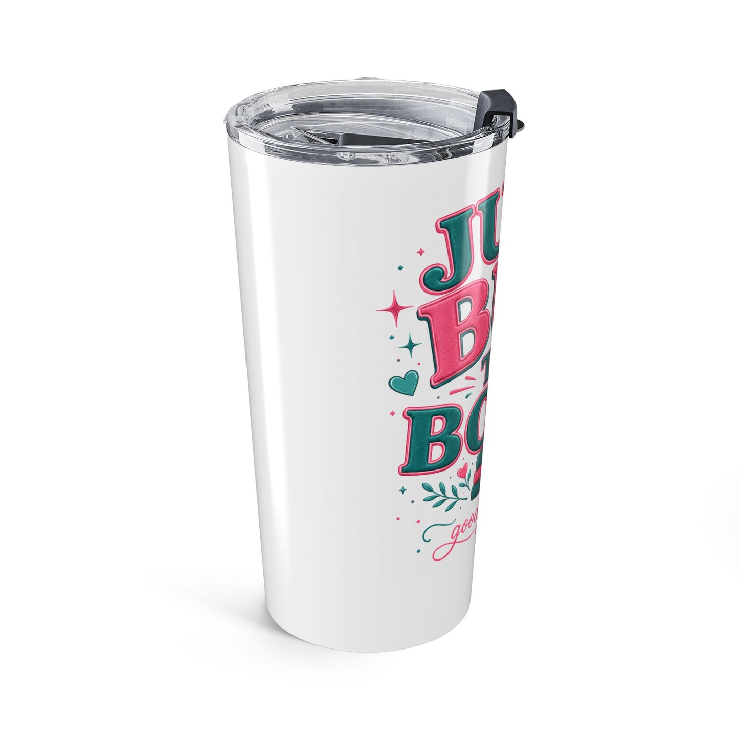 Just Buy The Books 20oz Tumbler — Funny Book Lover Travel Mug
