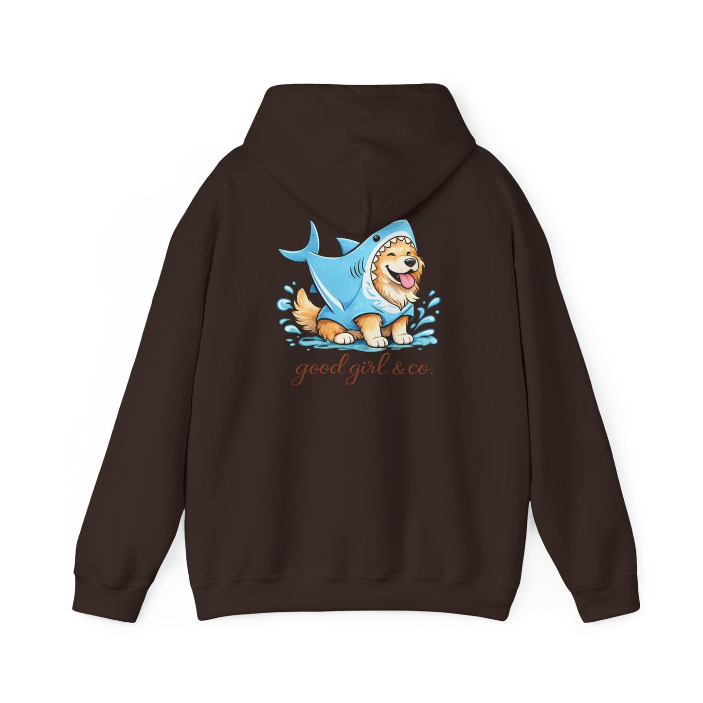 Hoodie - 'Good Girl & Co.' Corgi Shark Costume Graphic Hoodie