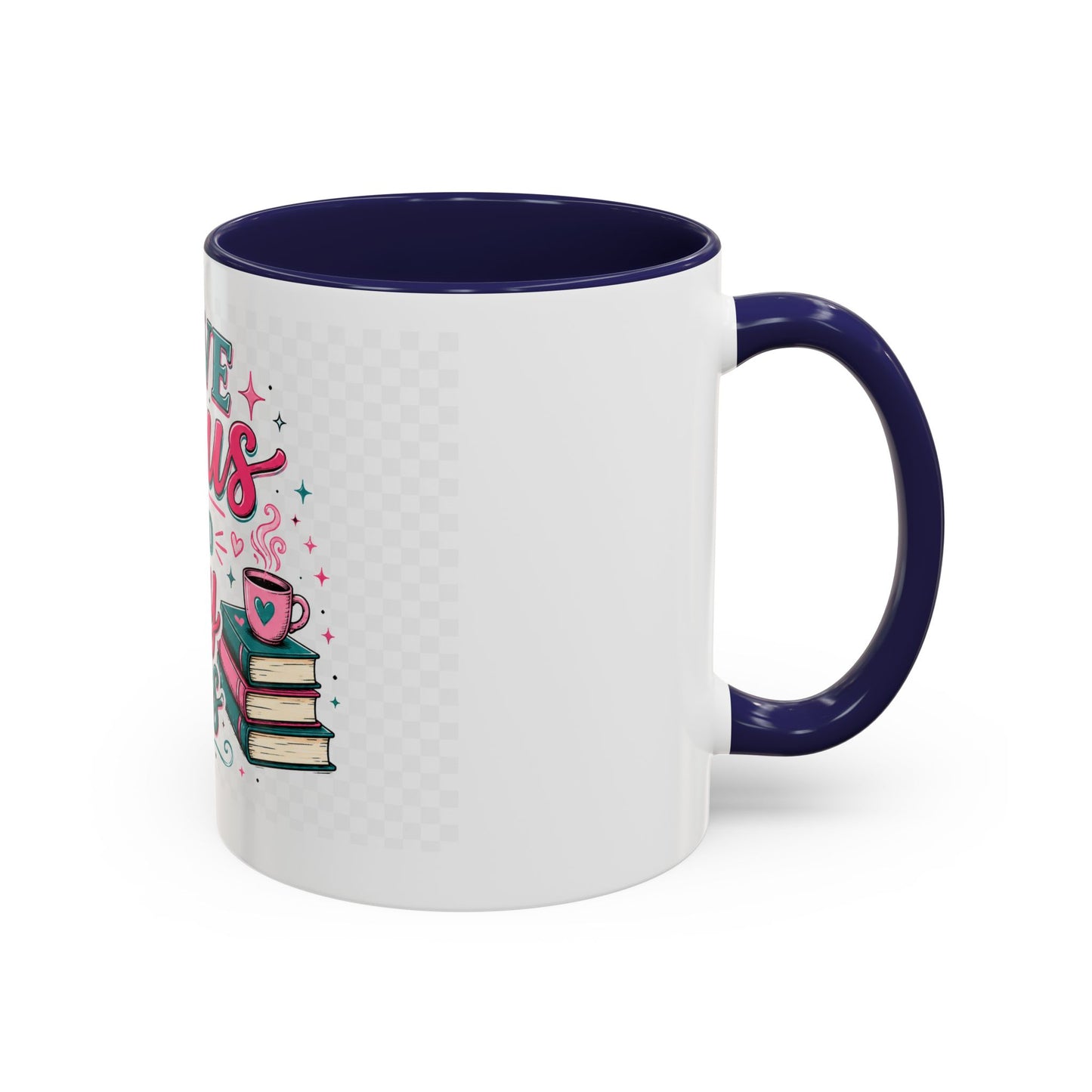 Coffee Mug — "I Love Jesus and Spicy Books" Christian Book Lover Gift