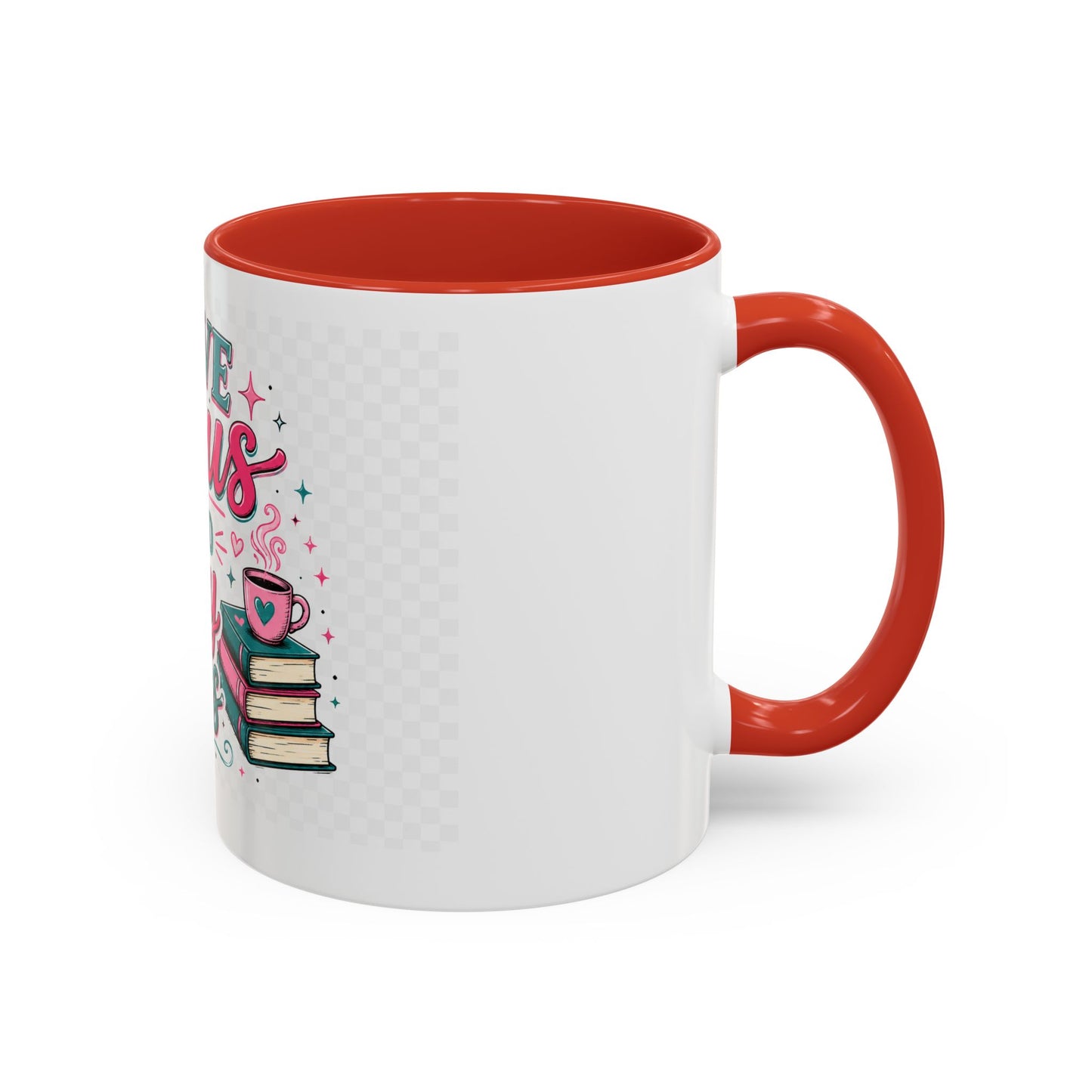 Coffee Mug — "I Love Jesus and Spicy Books" Christian Book Lover Gift