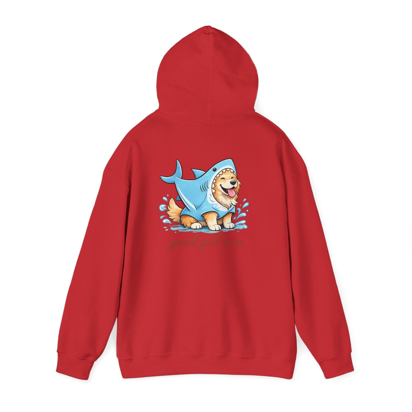 Hoodie - 'Good Girl & Co.' Corgi Shark Costume Graphic Hoodie