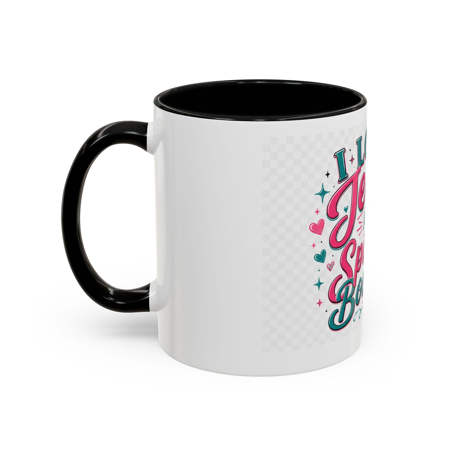 Coffee Mug — "I Love Jesus and Spicy Books" Christian Book Lover Gift