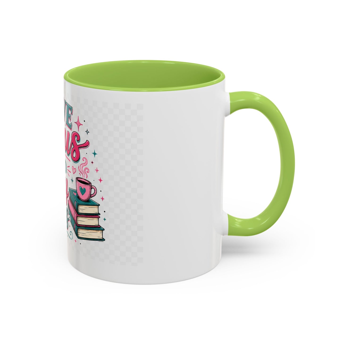 Coffee Mug — "I Love Jesus and Spicy Books" Christian Book Lover Gift