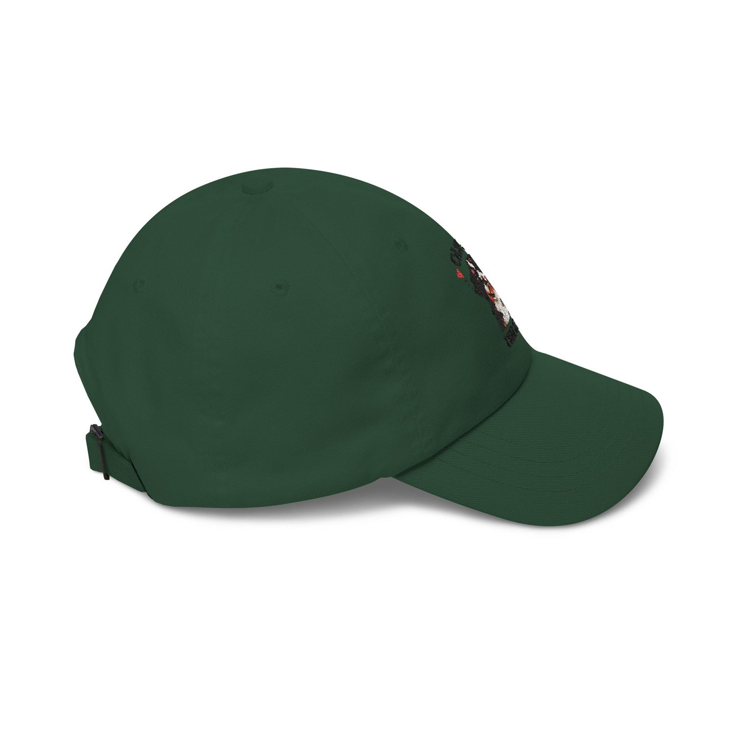 Dad Cap — "Can I Pet That Dog?" Bernese Mountain Dog Embroidered Hat