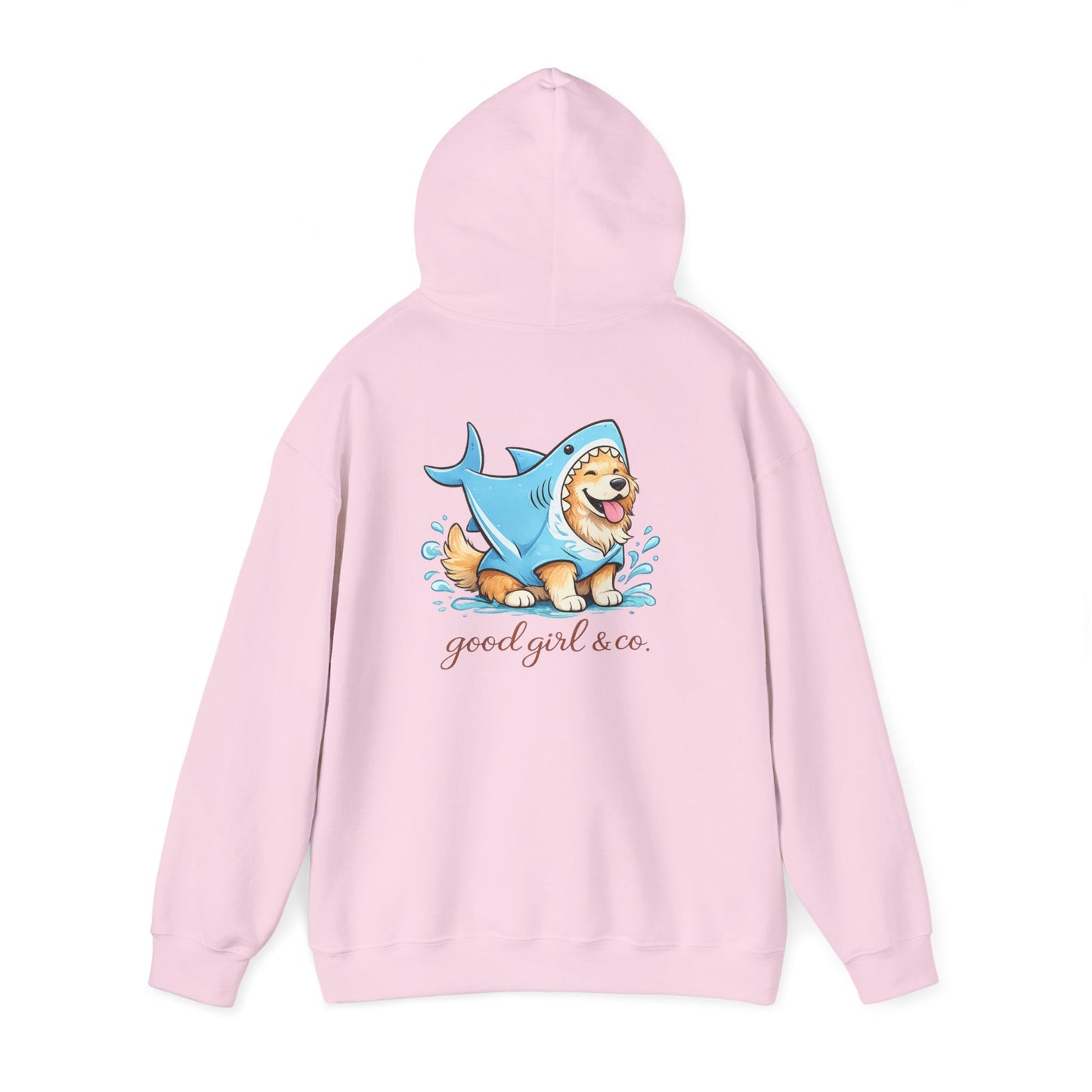 Hoodie - 'Good Girl & Co.' Corgi Shark Costume Graphic Hoodie
