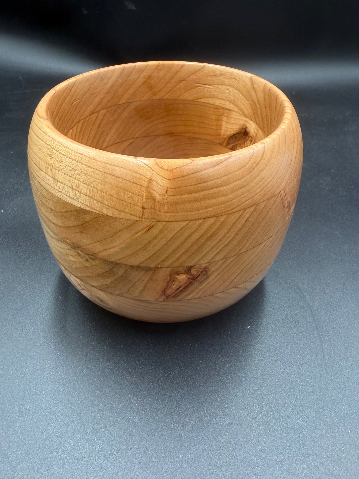 ✨ Handcrafted Cherry Wood Bowl ✨