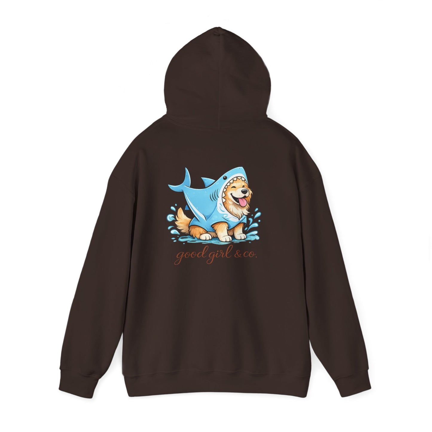 Hoodie - 'Good Girl & Co.' Corgi Shark Costume Graphic Hoodie