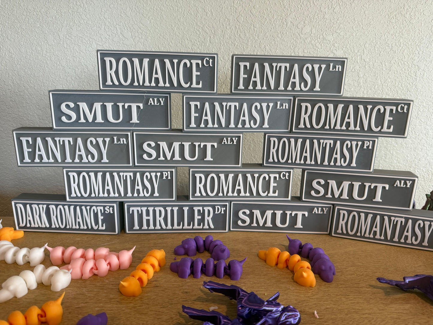 Bad Boy Printed Genre Shelf Decor 📚🔥