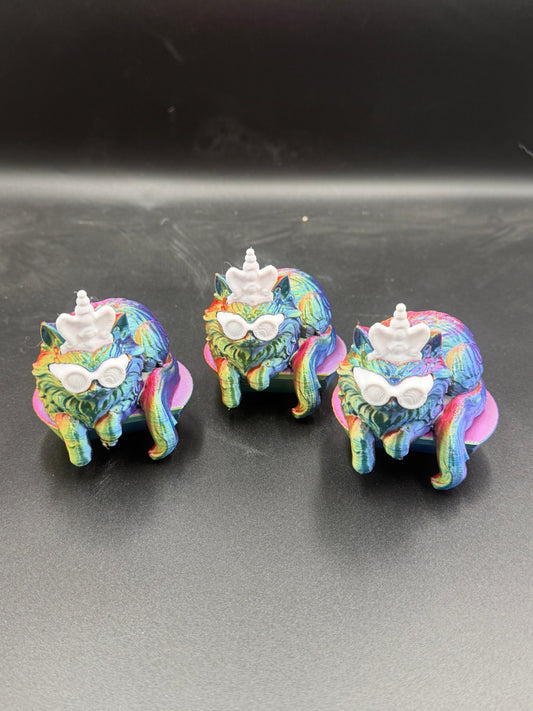 🦖👑 MONGO IS APPALLED! 3D Printed Rainbow Mongo