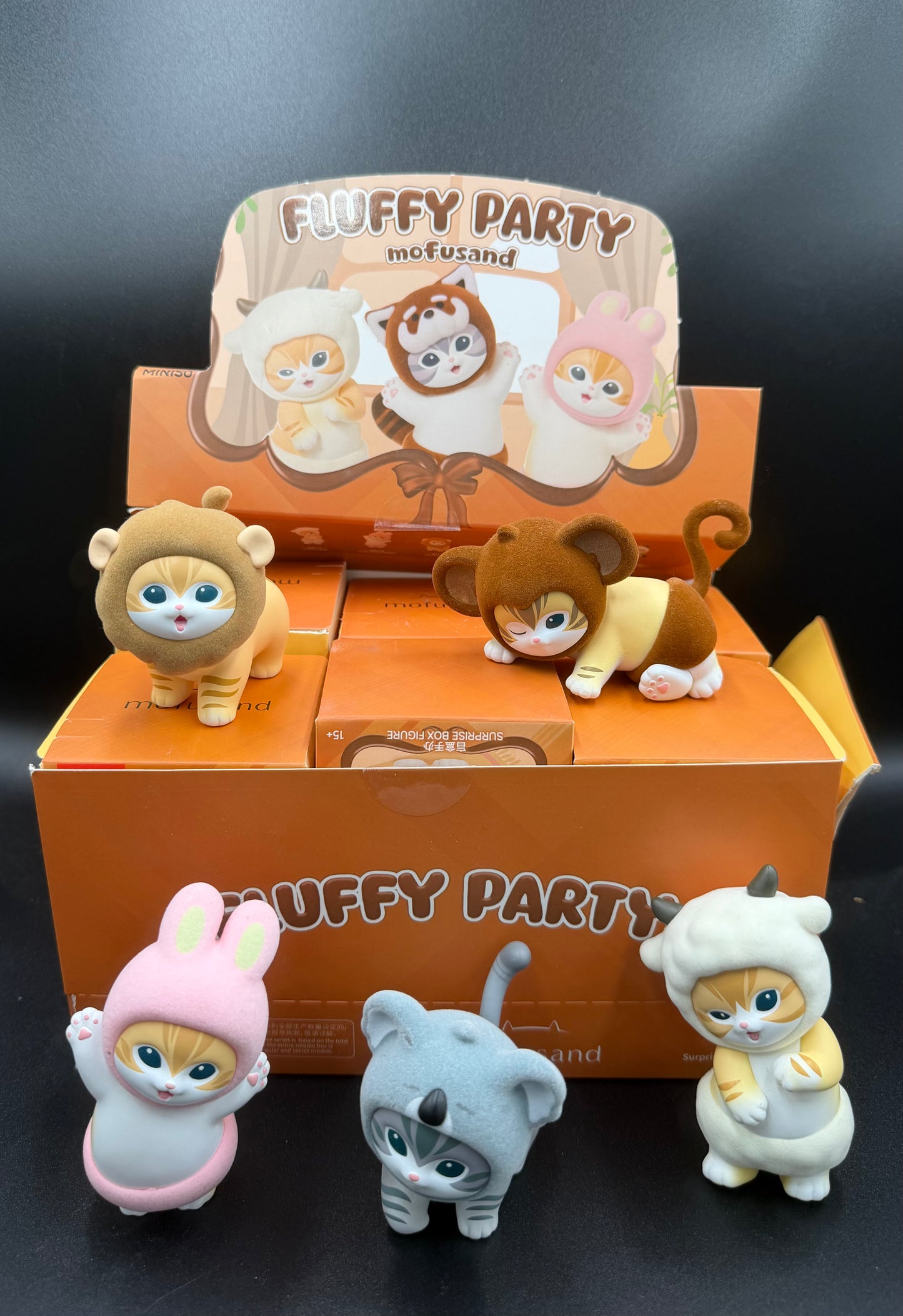 🐱 Mofusand Fluffy Party Figure (Choose Your Favorite!)