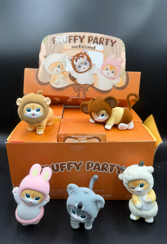 🐱 Mofusand Fluffy Party Figure (Choose Your Favorite!)