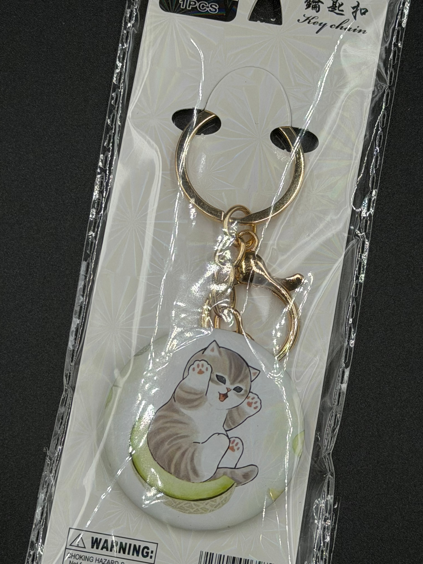 Mofusand Acrylic Cat Keychain