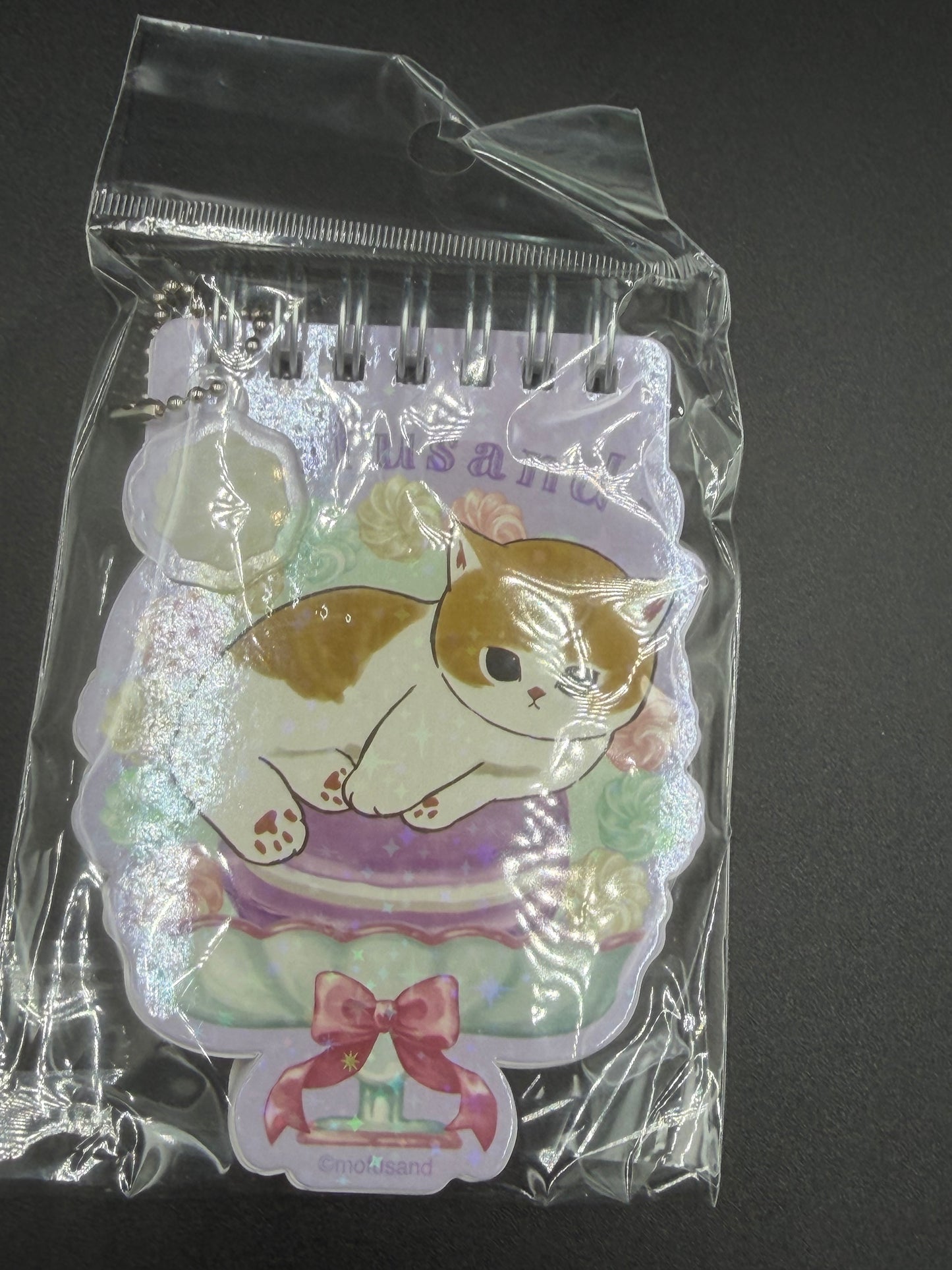 Mofusand Mini Spiral Notebook with Charm