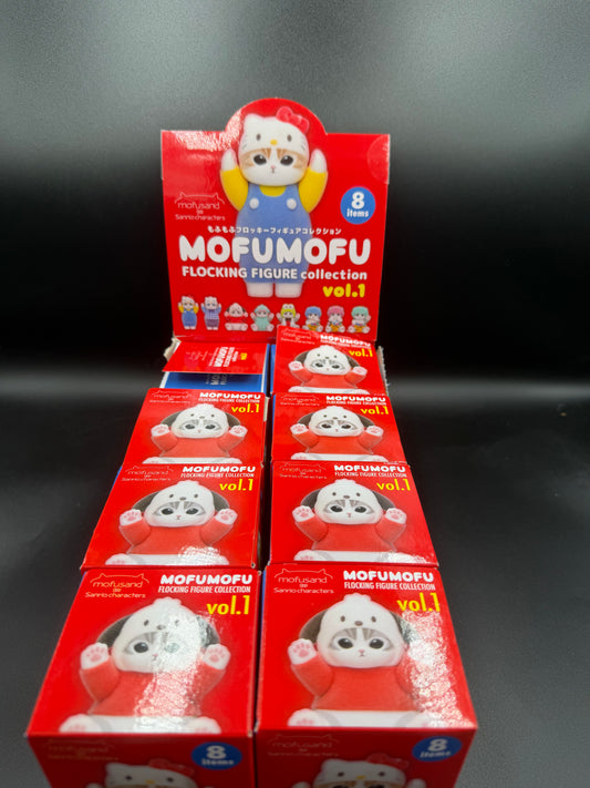 Mofusand × Sanrio Mofumofu Flocking Figure Blind Box – Vol. 1