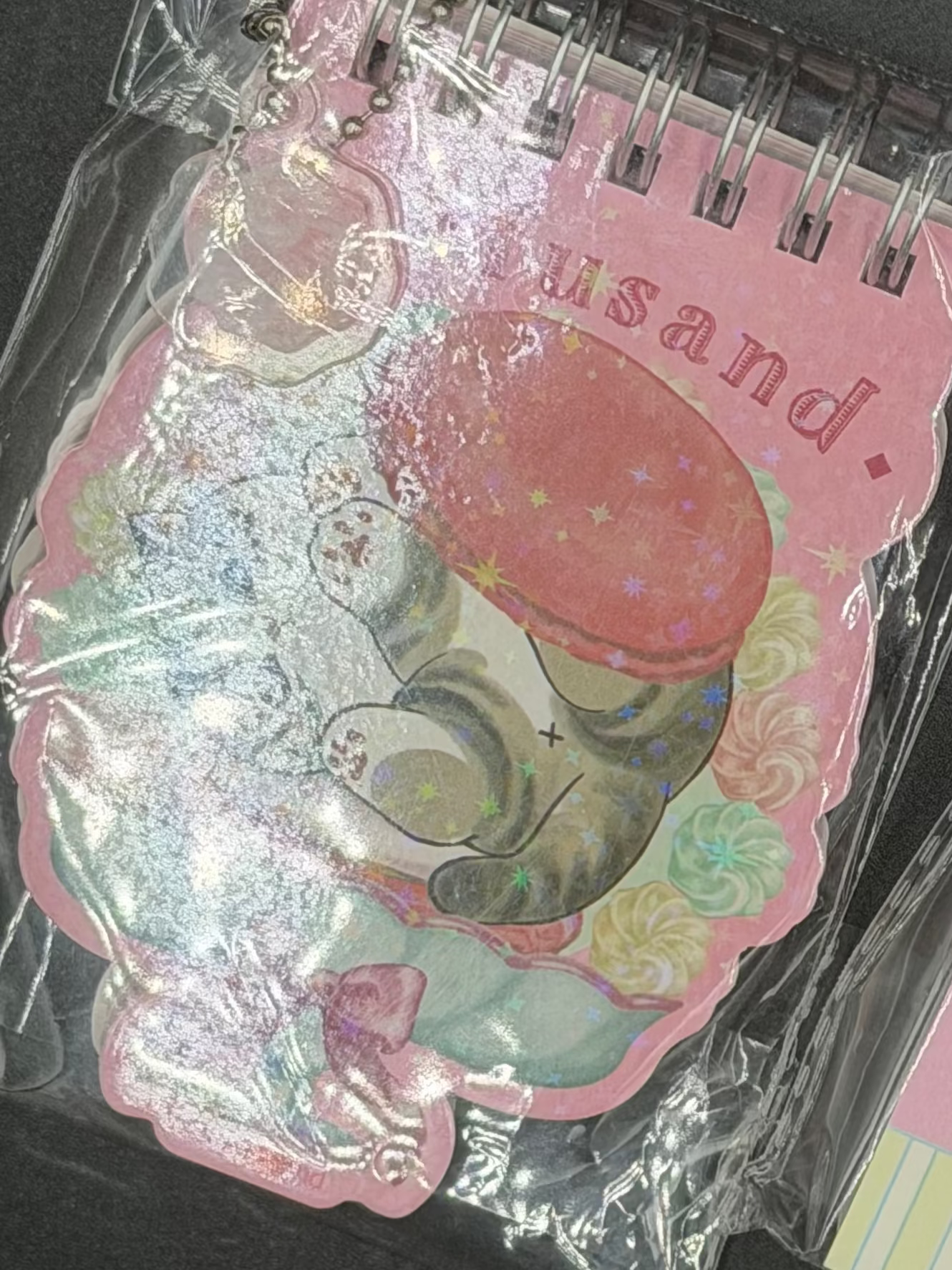 Mofusand Mini Spiral Notebook with Charm
